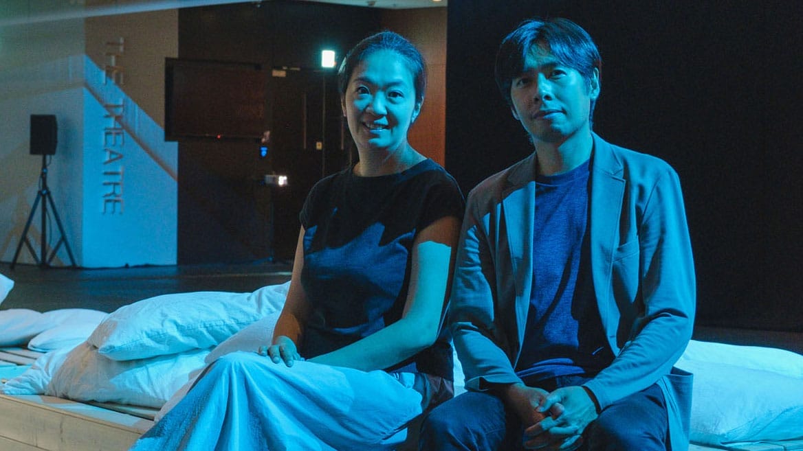 Kingsley Ng Stephanie Cheung | Sea of Words Photo courtesy: Ming Pao Weekly